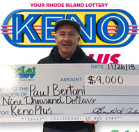 Rhode Island Lottery Winner